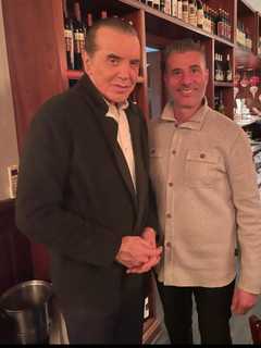 Actor Chazz Palminteri Dines At Katonah Restaurant On Christmas Eve