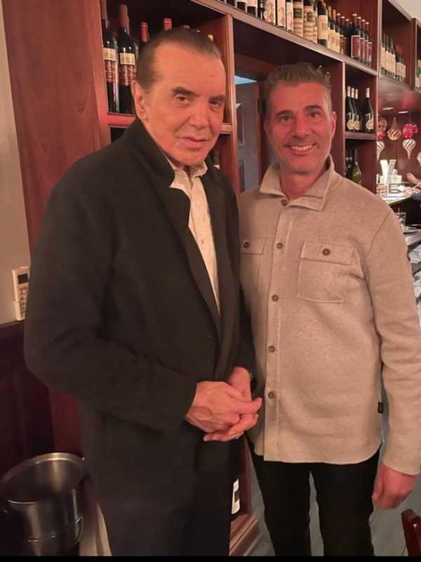 Actor Chazz Palminteri Dines At Katonah Restaurant For Christmas Eve