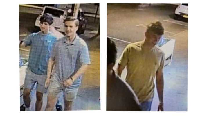 Police asked the public for help locating three men who are wanted for damaging property in Port Jefferson.