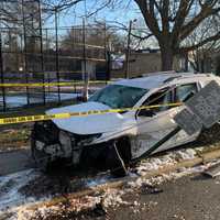 Police: Driver Freed After Speeding SUV Snaps Tenafly Utility Pole