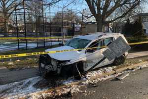 Police: Driver Freed After Speeding SUV Snaps Tenafly Utility Pole