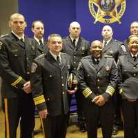 <p>Bergen County Sheriff Anthony Cureton&#x27;s new command staff.</p>