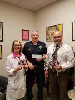 Norwalk Police Raise $3,330 For Breast Cancer Research