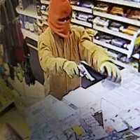 <p>During the robbery.</p>