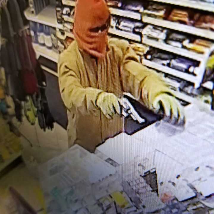 During the robbery.