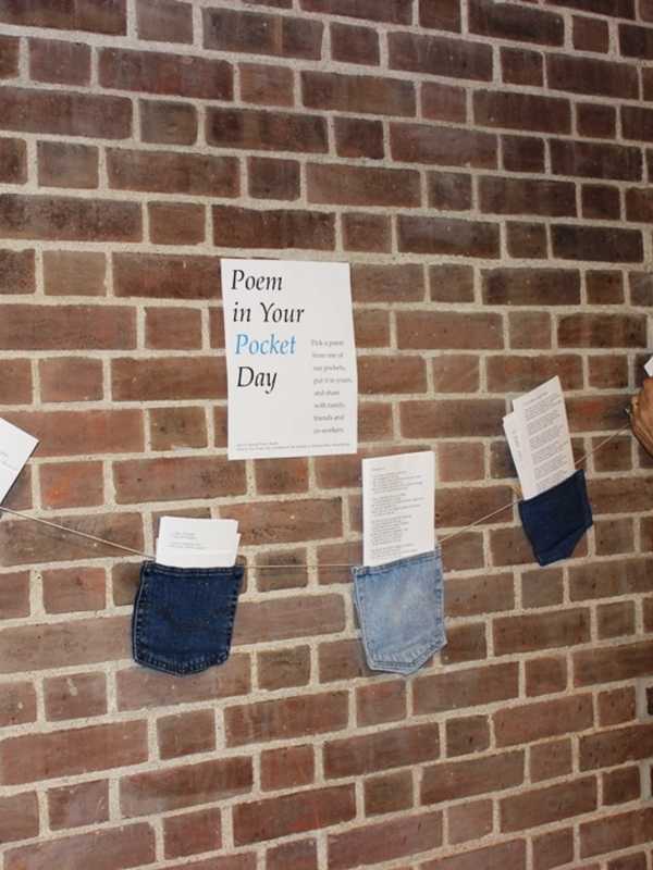 Fairfield Library Sets Up For A Week Of Rhymes With 'Poem In Your Pocket'