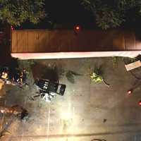 <p>An aerial view of the wreck off Route 94 in Warwick, NY.</p>