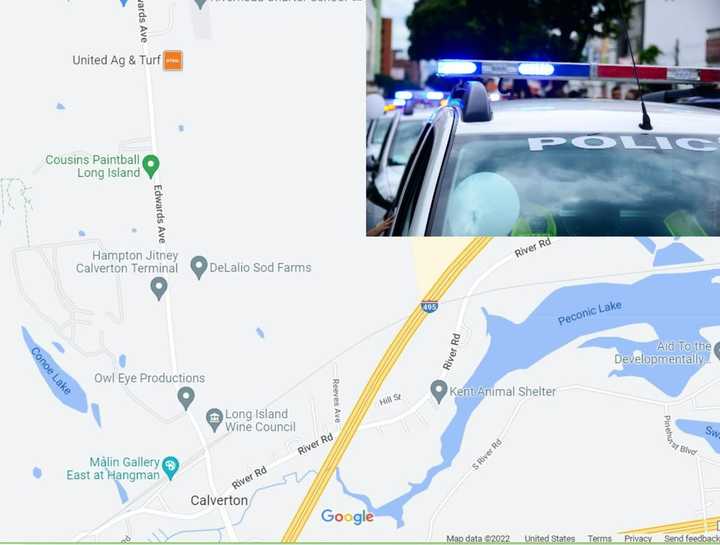 Police received a report of a Chevrolet driving erratically on Edwards Avenue in Calverton at about 6:40 p.m. on Monday, Oct. 10, authorities said.