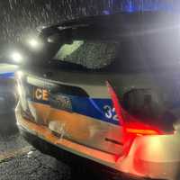 Officer Hurt After Drunk Driver Slams Into Back Of Western Mass Patrol Car: Police