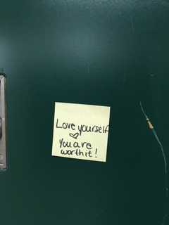 Post-It Notes Send Positive Messages To Irvington High School Students
