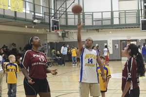 Ossining Girls Basketball Team Celebrate Students With Disabilities