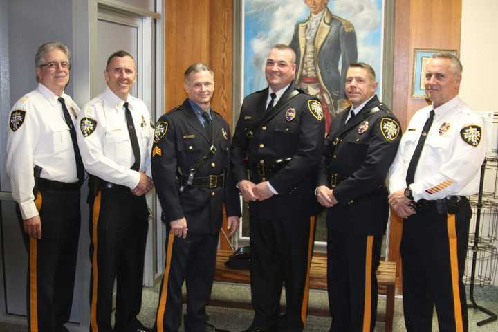 Detective Capt Laurence Martin, Capt. Keith O’Sullivan, Sgt. Richard Oberti, Detective Capt. John McNIff, Lt. Christian Wittig, Police Chief James Clarke