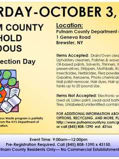Putnam County Health Department Collecting Hazardous Waste