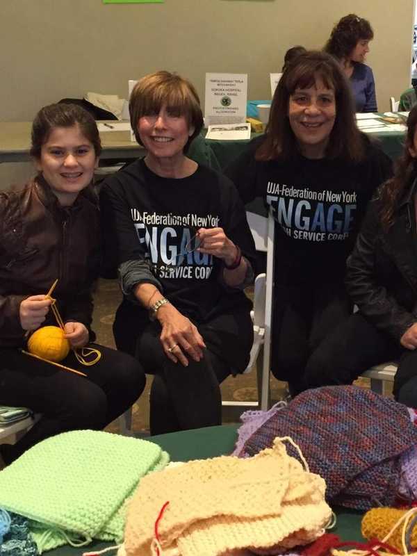 Bedford's Shul Stitchers Knit Up Cozy Comforts For Charity