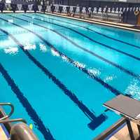 <p>The Rutherford pool has undergone several renovations including the installation of new starting blocks.</p>