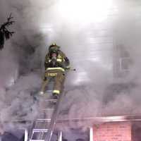 <p>The Walnut Street fire in Rutherford broke out around 4 a.m.</p>