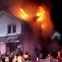 <p>The Walnut Street fire in Rutherford broke out around 4 a.m.</p>