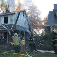 <p>A &quot;household plumber&quot; working in the Bogert Road house near Midland Avenue apparently ignited the blaze </p>