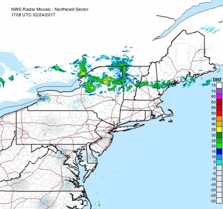 The National Weather Service reports that the region could experience thunderstorms Saturday before seeing sunny skies on Sunday.