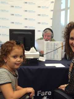 Yorktown Child, Mom Take Part In WHUD's Maria Fareri Radioathon