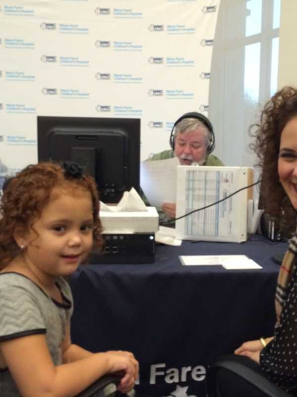 Yorktown Child, Mom Take Part In WHUD's Maria Fareri Radioathon