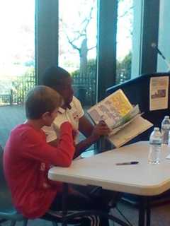 PHOTOS: Goalkeeper Rafael Diaz Visits Lodi Library