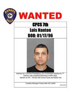 Ramapo Police Looking For Fugitive