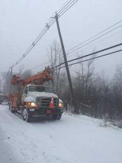 Utility Pole Struck In Rockland Accident