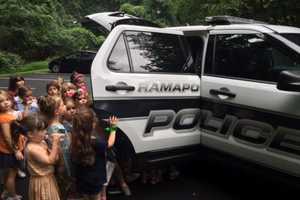 Kids, Cops Mingle At Ramapo Camp's Safety Fair