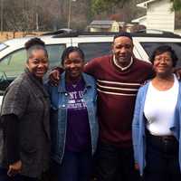 <p>Randy Jefferson (far right) with his siblings: Sharon Boyd, Priscilla White, Cedric Jefferson and Gwenda Jordan.</p>