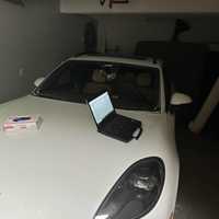 <p>The recovered stolen Porsche.</p>