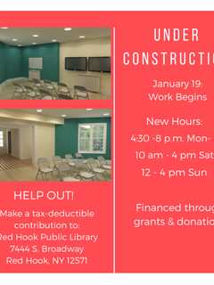 Red Hook Library Undergoing Renovations, New Hours Starting Tuesday