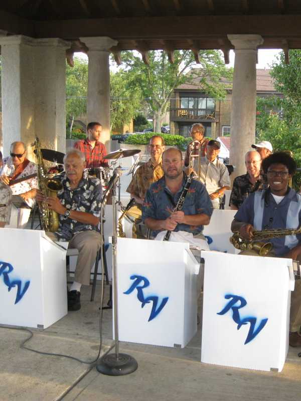 Reddy Valentino Orchestra Plays At Rye Town Park