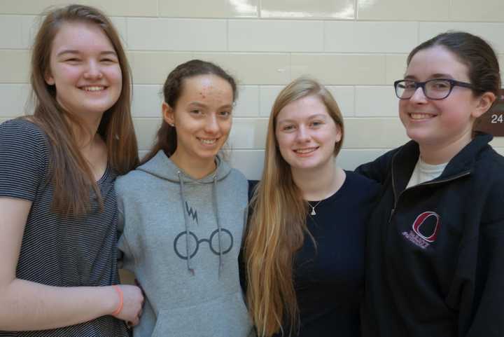 L to R: Sarah Hoffman, Skyler Jones, Catherine Kamp, Emma San Martin.