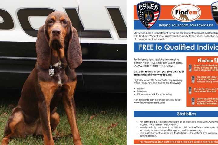 USA's First K9 Scent Detection Kit For Missing At-Risk, Disabled Citizens Unveiled In Maywood