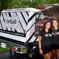 <p>Danielle DeVincenzo, left of Hillsdale, and Tara Lyons of Hawthorne are best friends-turned business partners with Curbside Confections out of Westwood.</p>