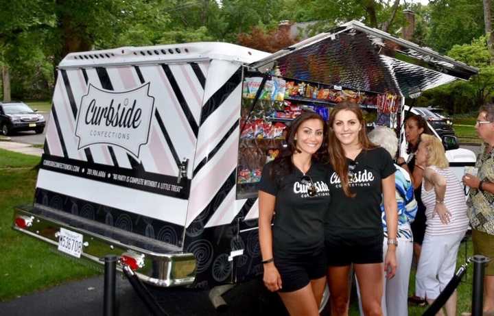 Danielle DeVincenzo, left of Hillsdale, and Tara Lyons of Hawthorne are best friends-turned business partners with Curbside Confections out of Westwood.