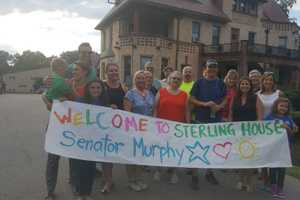 After 90 Miles On Foot, Sen. Murphy Arrives In Stratford To Meet Voters
