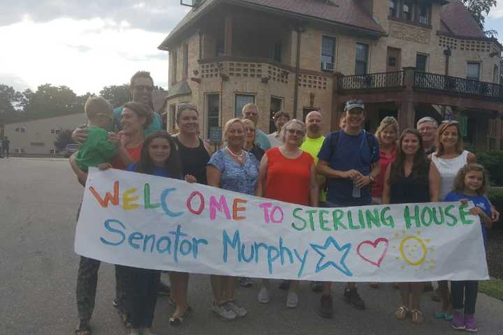 After 90 Miles On Foot, Sen. Murphy Arrives In Stratford To Meet Voters