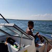 <p>Nathan fishes with his family in Wildwood.</p>