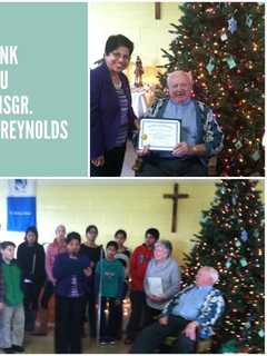 Legislator Honors Msgr. William V. Reynolds Of St Anthony's In Nanuet