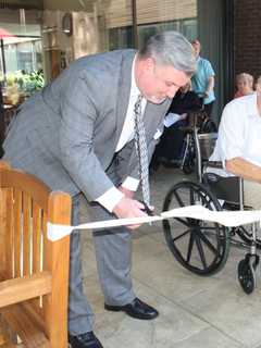 Senior Care Center Opens Therapeutic Patio For Recovering Patients