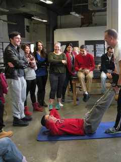 Former Nets Trainer Visits Tech Sports Medicine Class in Yorktown