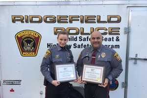 AAA Recognizes Ridgefield Officers' Traffic Safety Efforts
