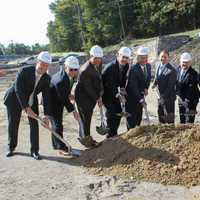 <p>Saber Dobbs Ferry broke ground on the retail, dining and entertainment portion of Rivertowns Square on Oct. 6 </p>