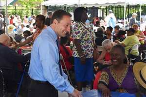 Seniors Kick Off Summer With Pool Party, Visit From Astorino