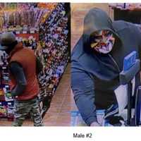 Know Them? Suspects At Large After Armed Robbery At CT Gas Station