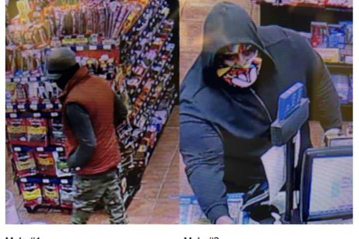 Know Them? Suspects At Large After Armed Robbery At CT Gas Station