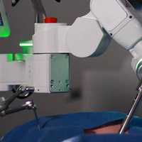 <p>An image displaying the robotic navigation techniques for spinal surgery.</p>