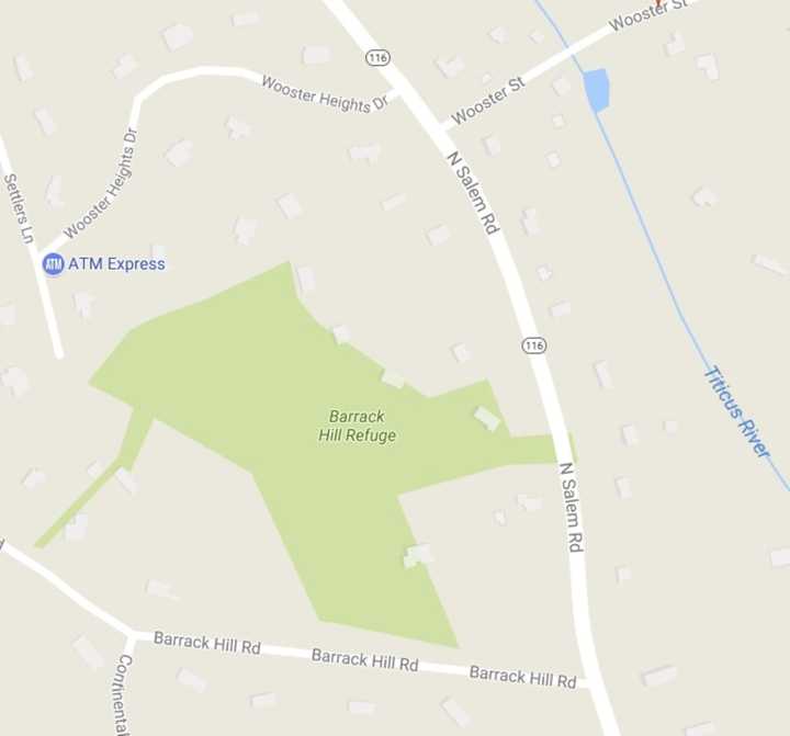 A portion of Route 116 is closed Tuesday morning due to a downed tree